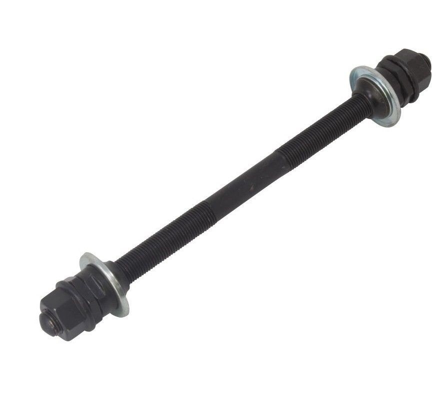 PRO+ Bicycle Steel Rear Hub Axle 3/8" 175mm Long Black