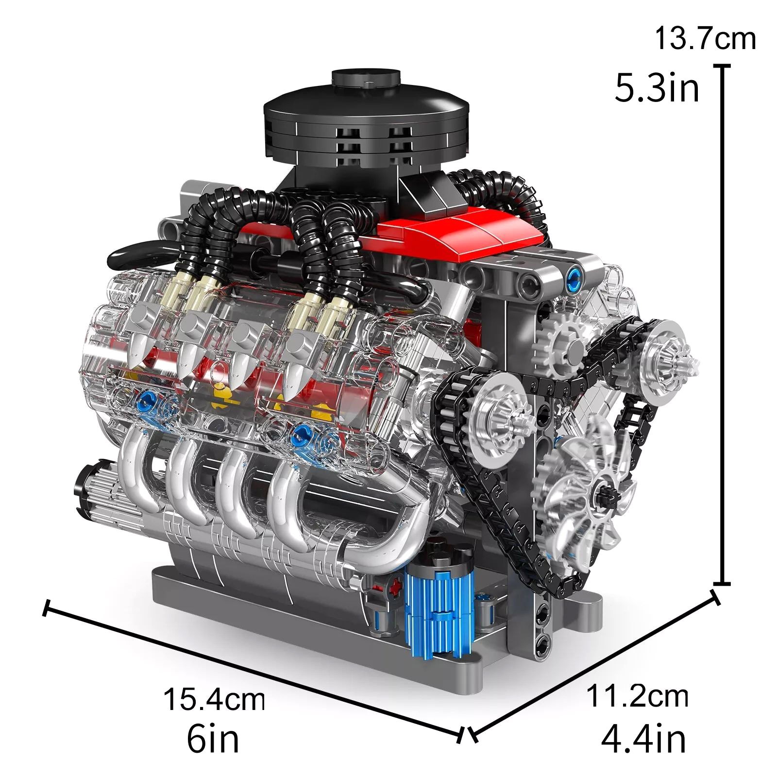 V8 Engine Motor Engineering Model As A Cool Decoration For Homes And Offices
