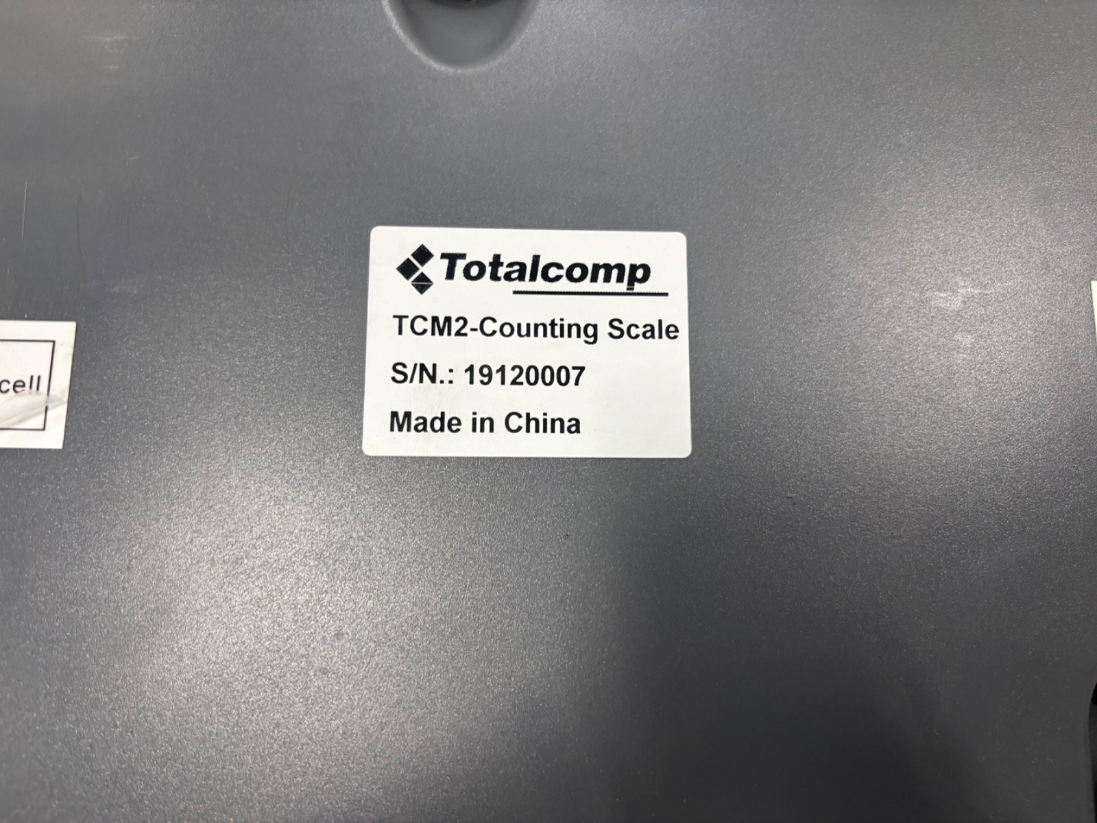 Totalcomp TCM2-15 Electronic Counting Scale 15 lb Capacity Bench Counting Scale