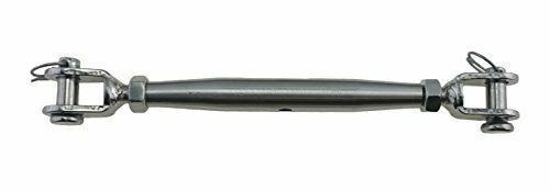 Stainless Steel 316 M8 (5/16") 8mm Turnbuckle Rigging Screw Jaw & Jaw Marine