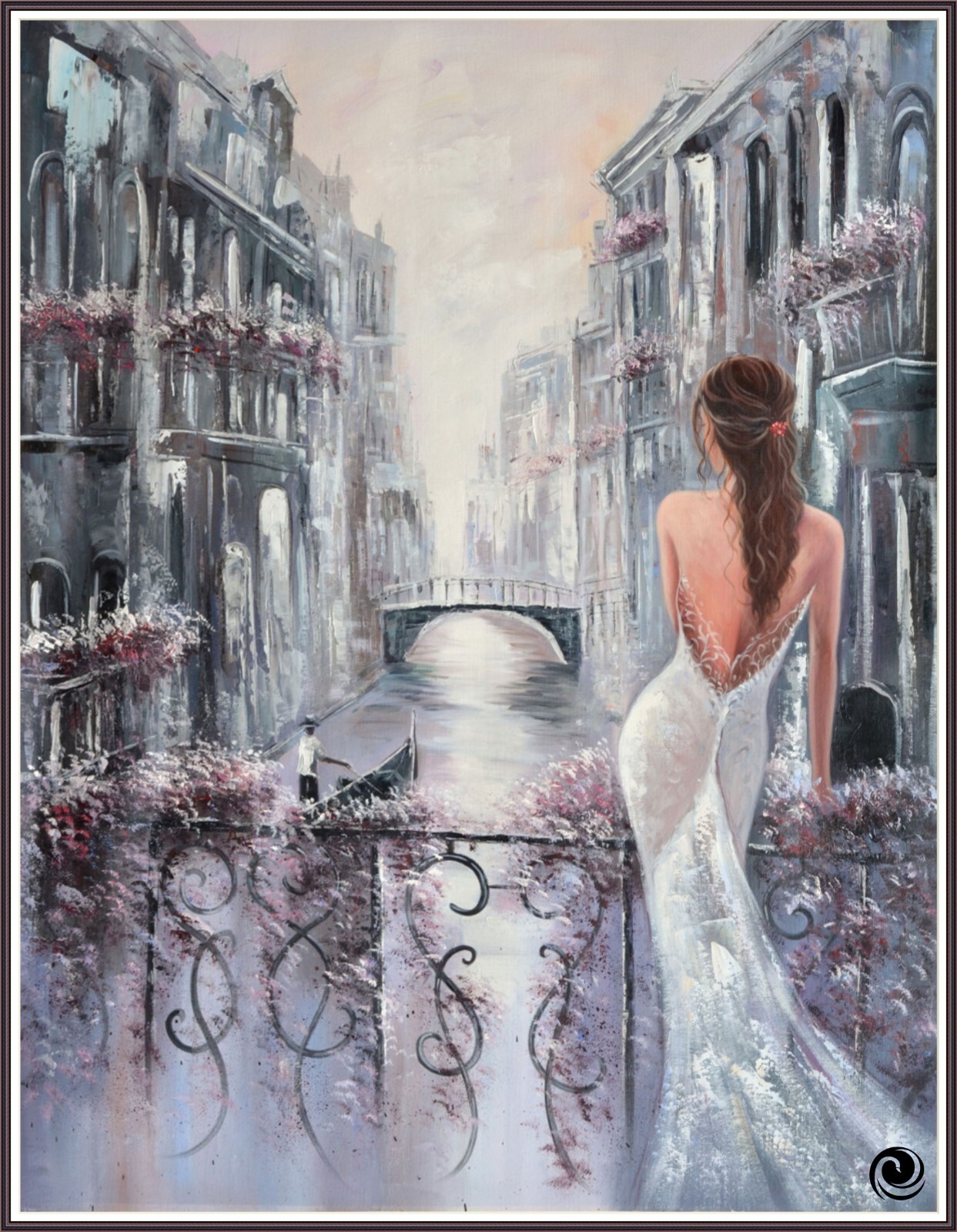 Lady In Venice 792 Chart Counted Cross Stitch Pattern Needlework