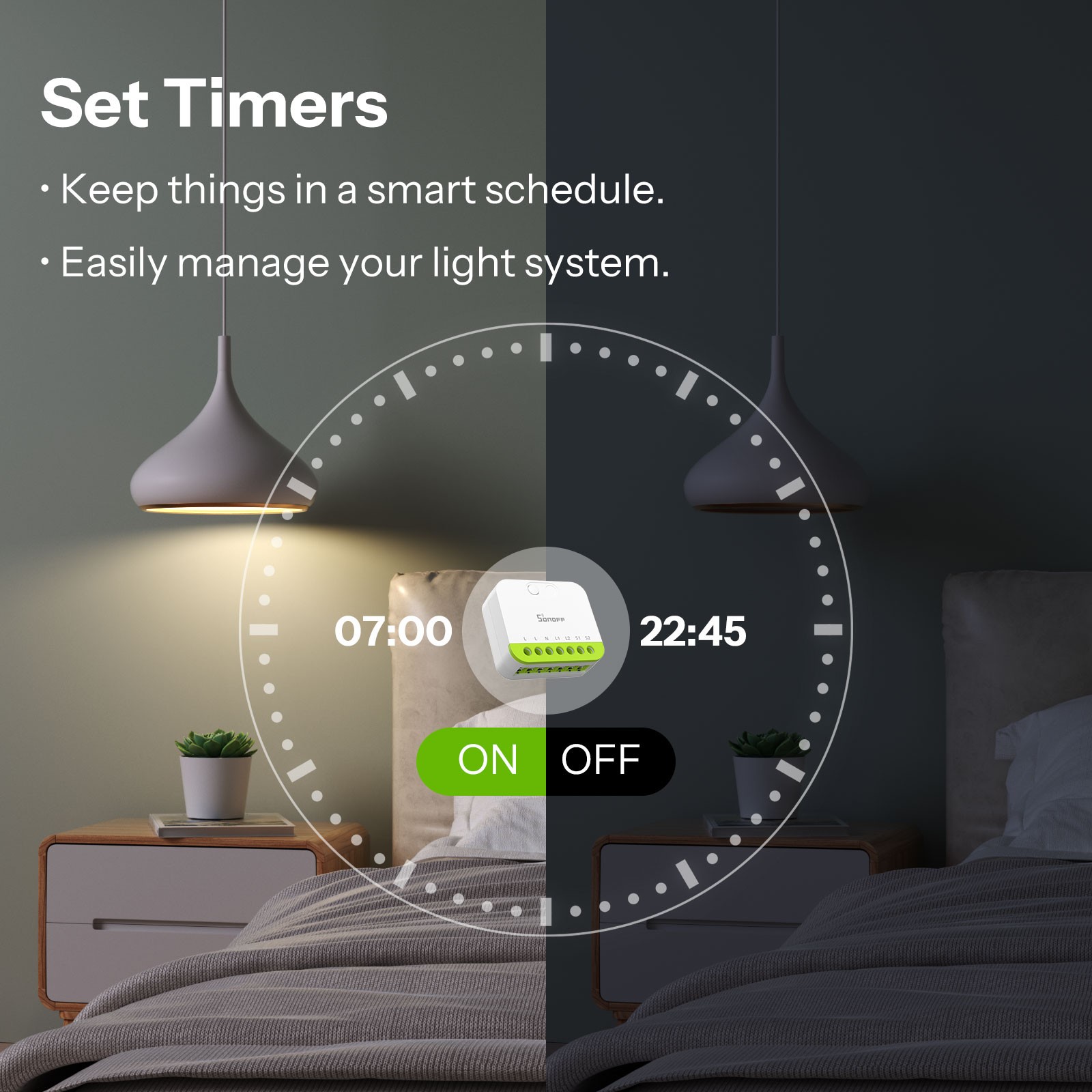 SONOFF MINI DUO Dual-Load Zigbee Smart Switch Extreme Module Intelligent Control