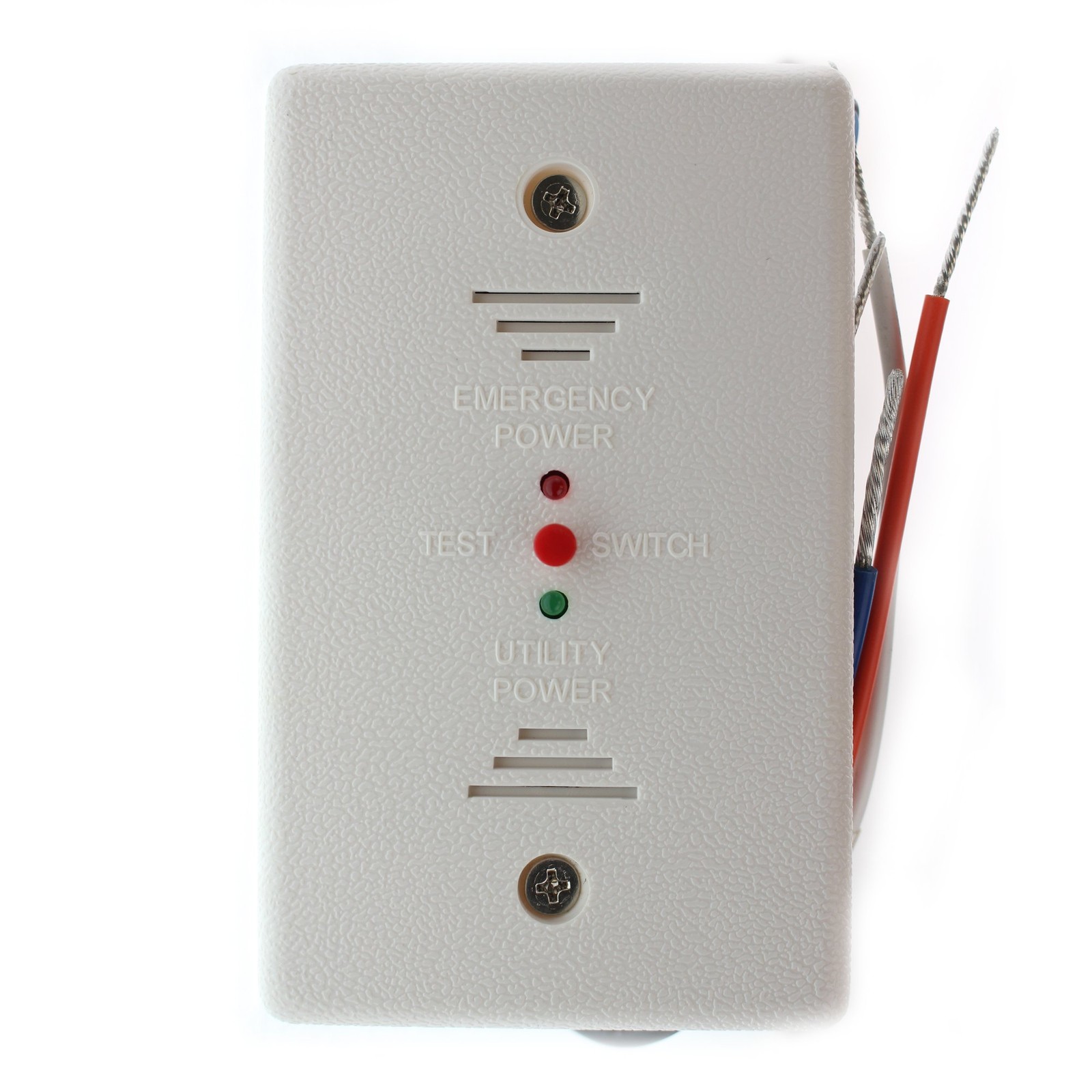 LVS Controls EPC-1-D-120V/277V Emergency Lighting Power Control Switch, White