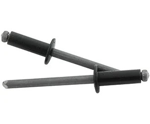 Collector Tethers 4150-100B Black Pop Rivets .063 to .125 Grip Length 100/pkg