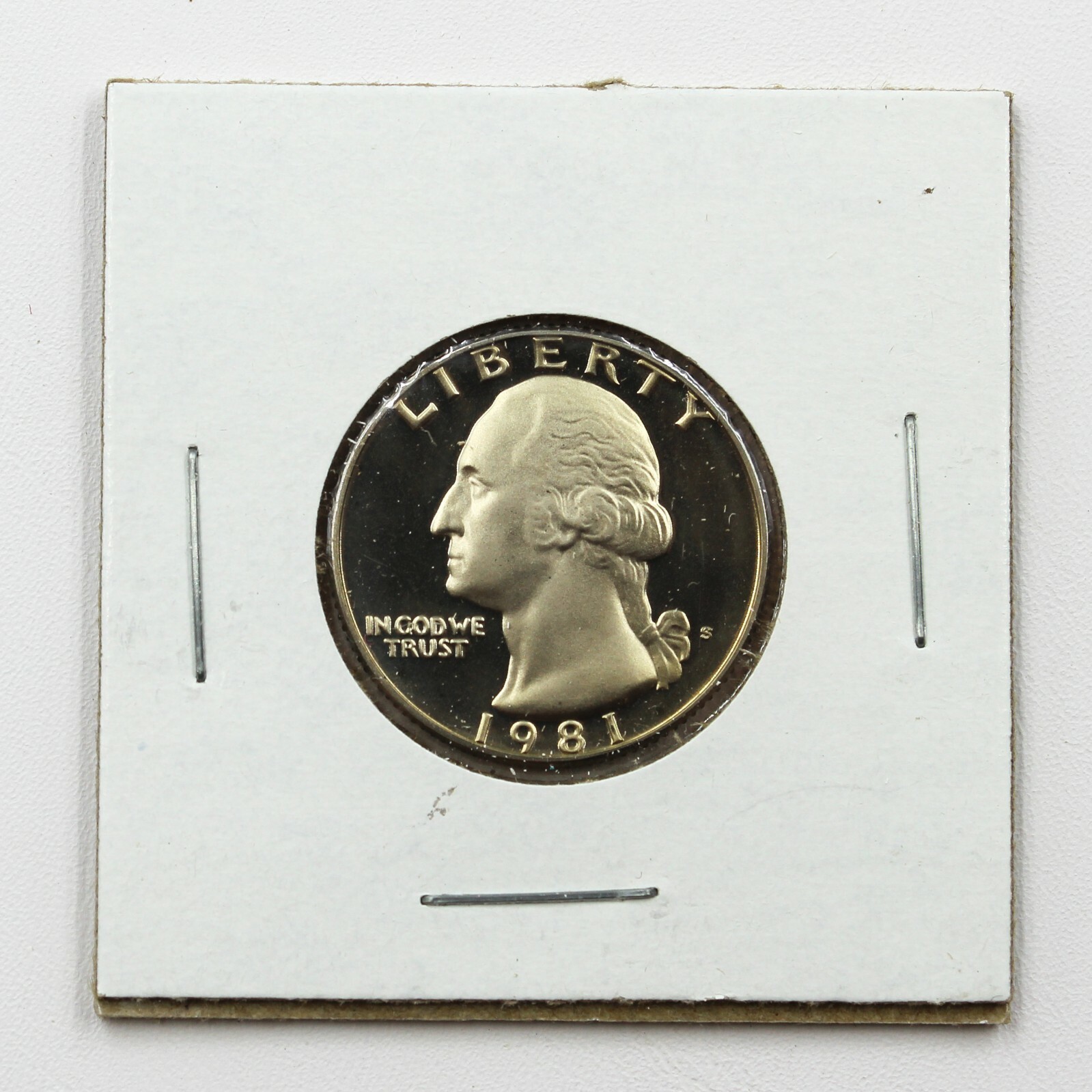 1981-S 25c Proof Washington Quarter