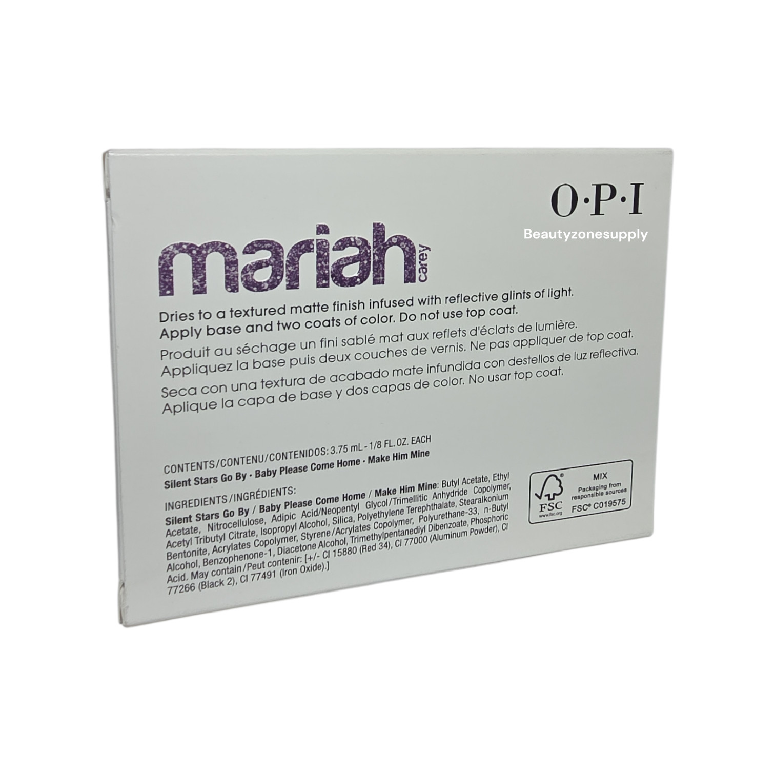 OPI Nail Lacquer Mini Mariah Carey Mini 3-Pack #HLE30