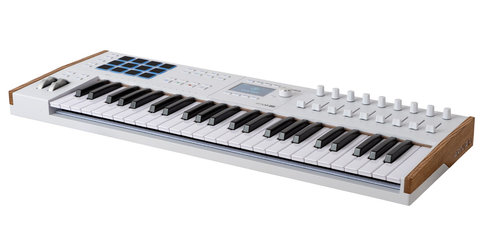 Arturia KEYLAB 49-Key Mk3 White USB Midi Keyboard Controller+On-Stage X-Stand