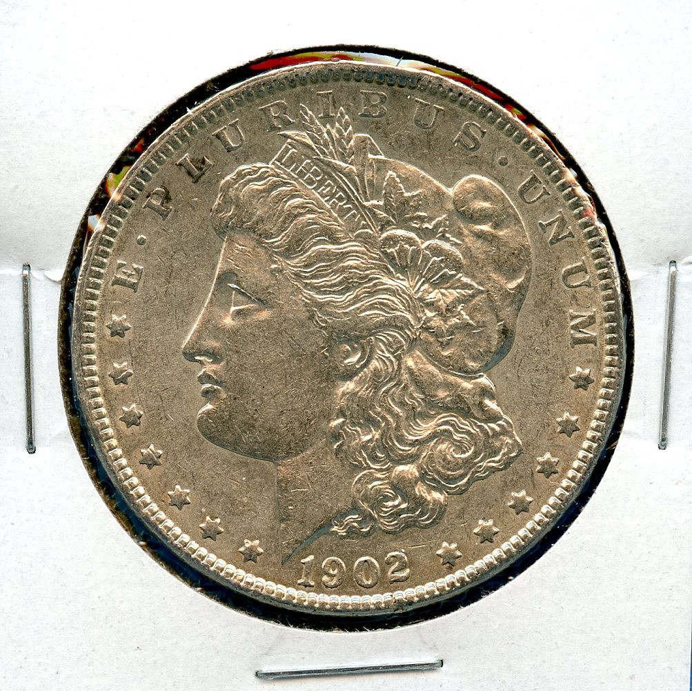 1902 P Morgan $1 Dollar US Mint Silver #50 Coin 1902-P