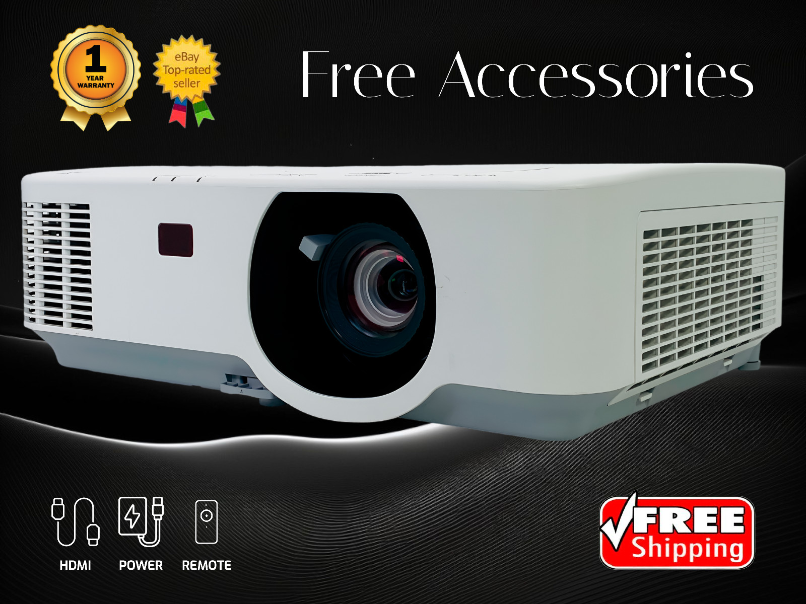 NEC P474W 3LCD Projector 4K 4700 Lumens 2160p 20W Speaker + 1 Year Warranty 🔥