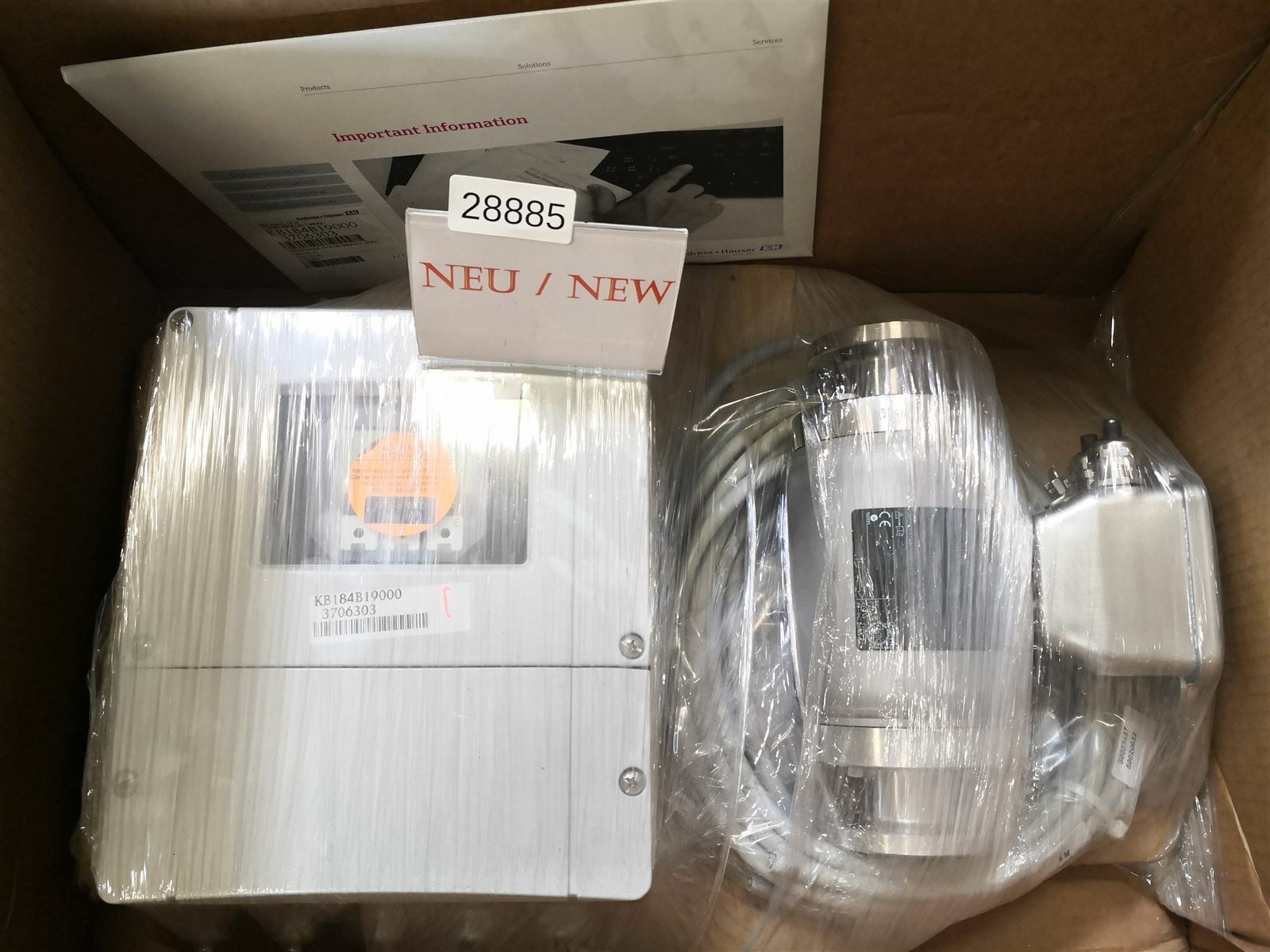 Endress + Hauser Promag 53H40-30X3/0 Flow Meter