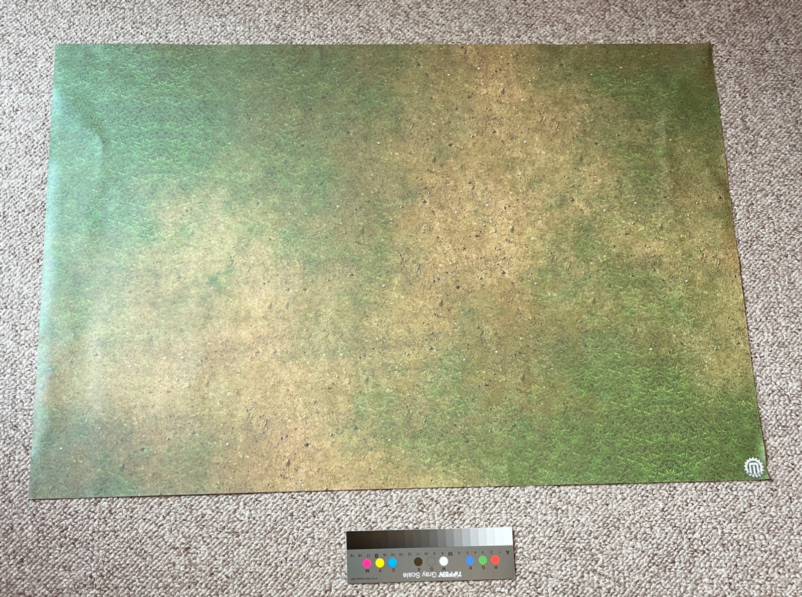 Mats By Mars battle mat gridless 24x36" grassy spring