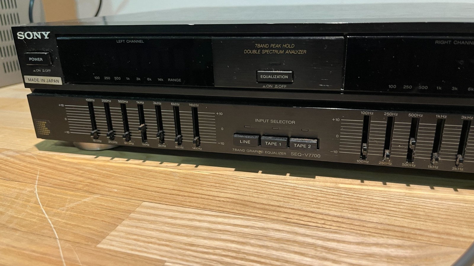 Sony SEQ-V7700 Graphic Equalizer – Vintage Hi-Fi – Tested & Working