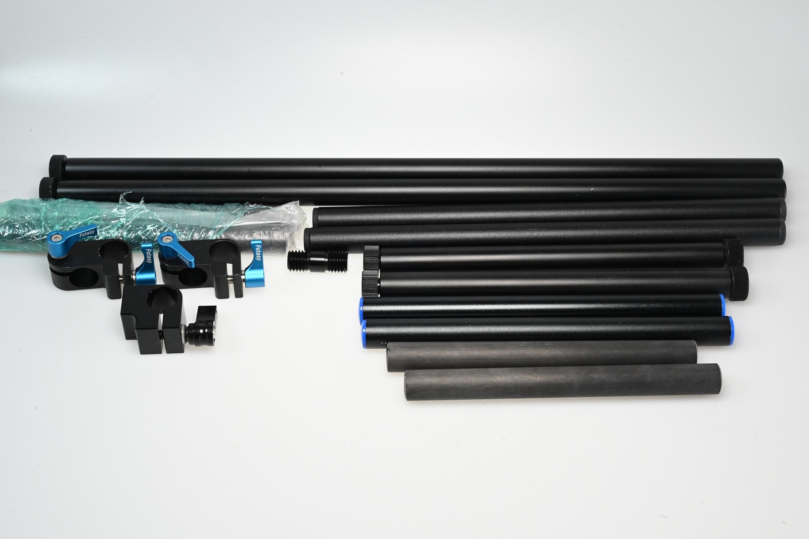 Lot of Random Shoulder Rig Parts, Rails, Stabilizer Support Parts. Unteste #G227