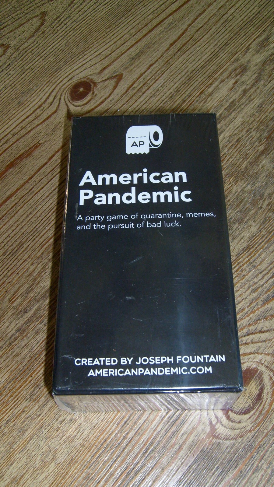 American Pandemic Game    Party Game of Quarantine & Toilet Paper   NEW & SEALED