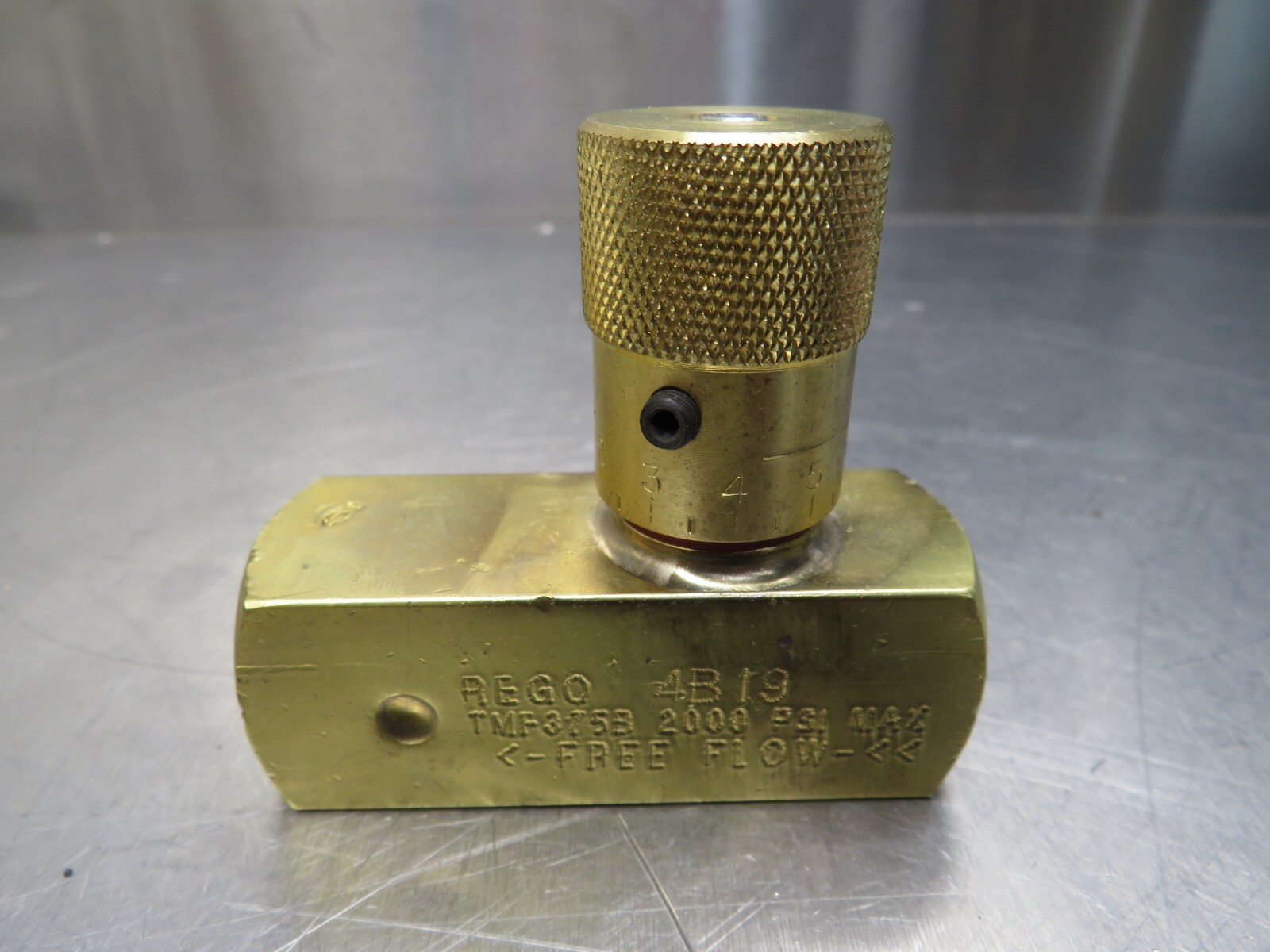 Rego TMF375B Valve