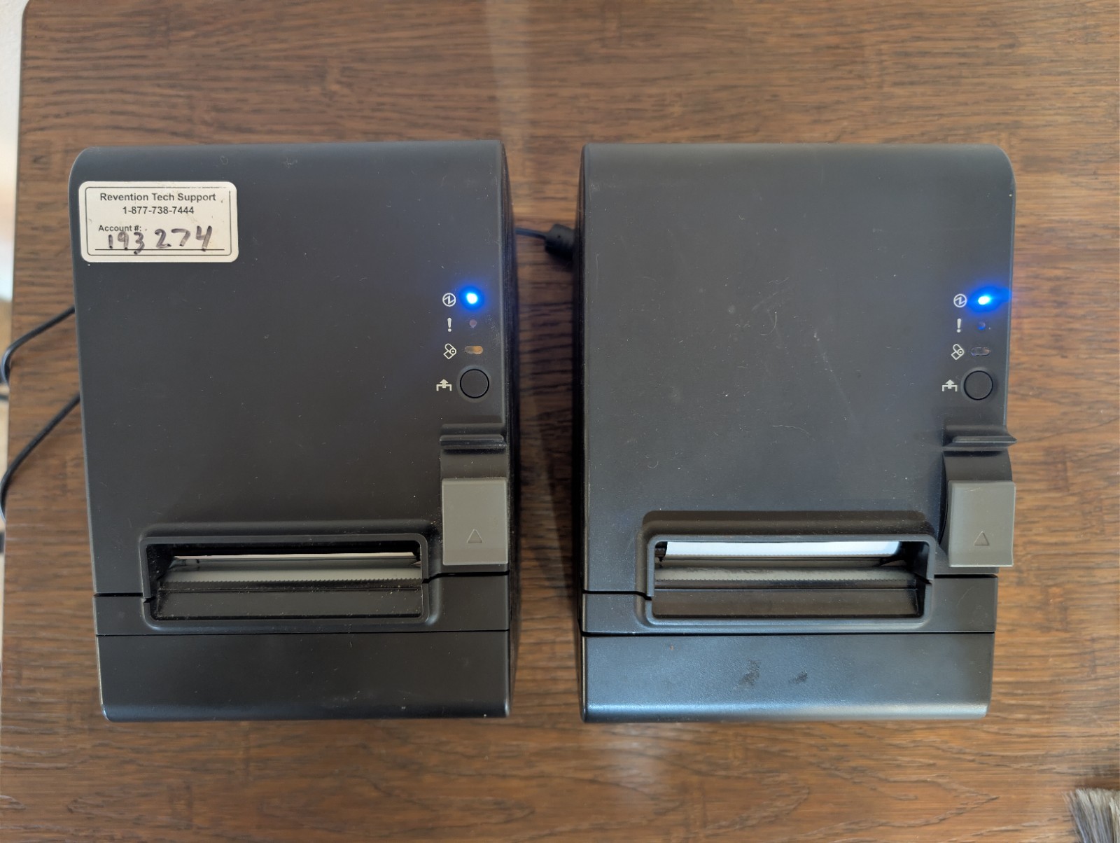 Epson M267D POS Thermal Receipt Printers TM-T20III w/ Cables - QTY 2