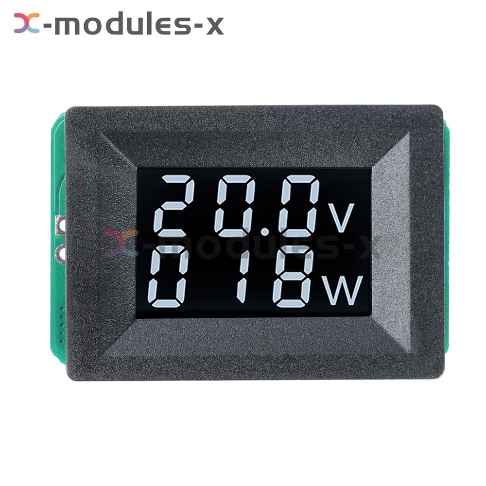 DC10-30V Mini Digital Voltmeter Power Meter 100W/200W/300W/400W for Power Supply