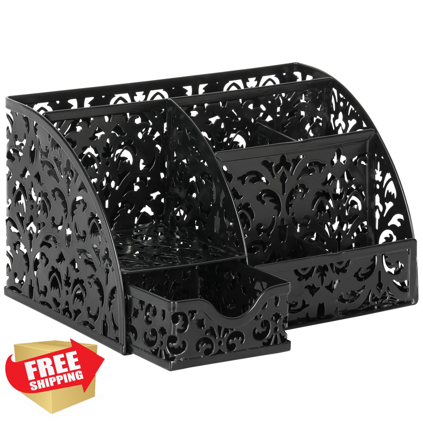 EasyPAG Black Desk Organizer Drawer