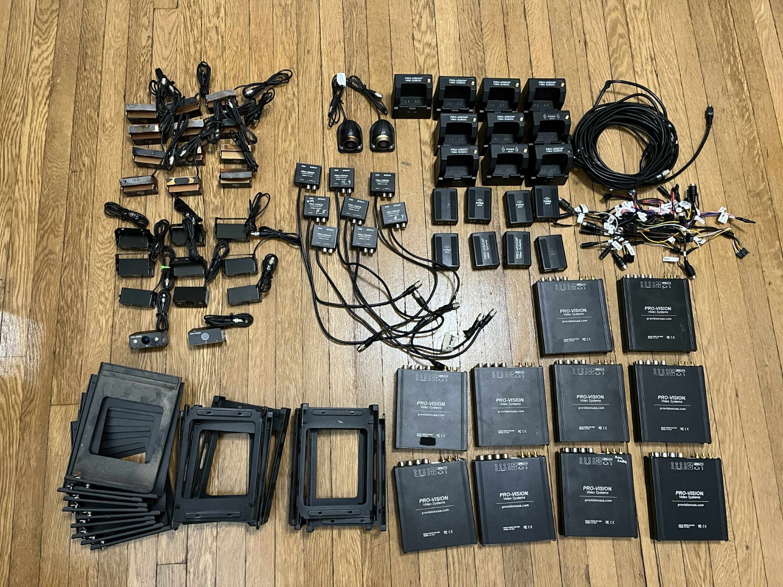 LOT | 10 -PRO-VISION 1800 HD MOBILE DVR SYSTEM/KIT | 25 Cameras | Mic Receivers