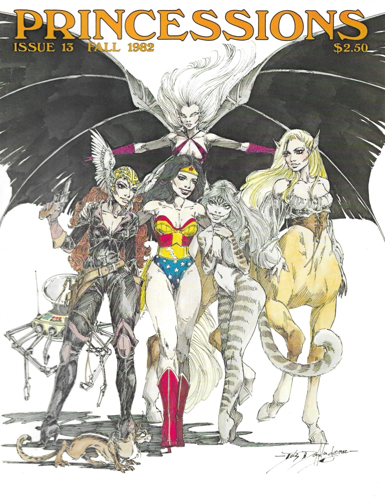 PRINCESSIONS fanzine #13 & #14: Wonder Woman, Lela Dowling, Anne McCaffrey, more