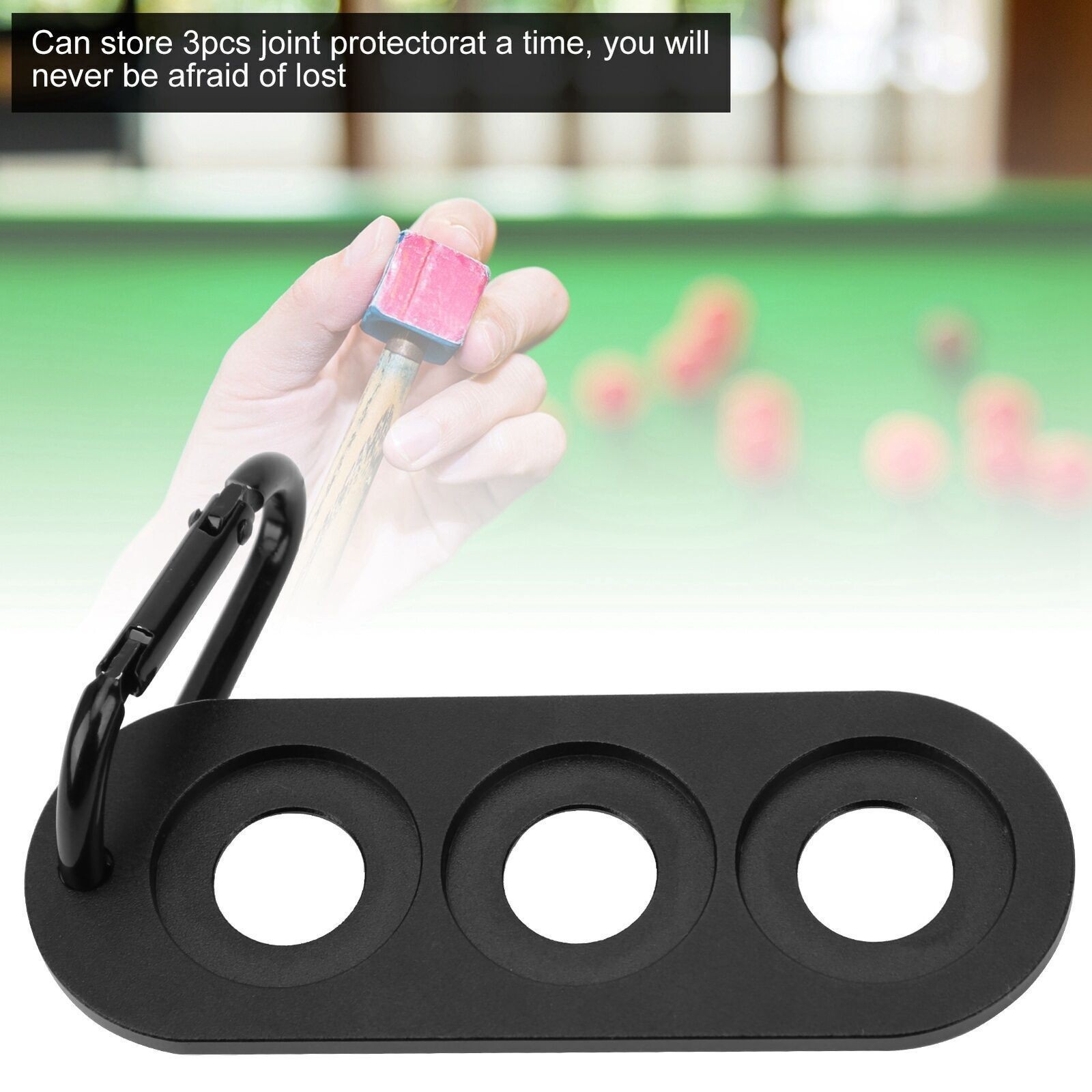 Billboard Cue Joint Protector Storage Clip Pool Table Stick Joint Protector
