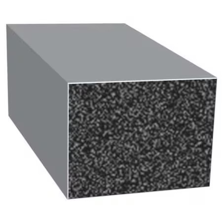 Trim-Lok X274bt-100 Rubber Seal, Rectangle, 0.75"W X 100 Ft.