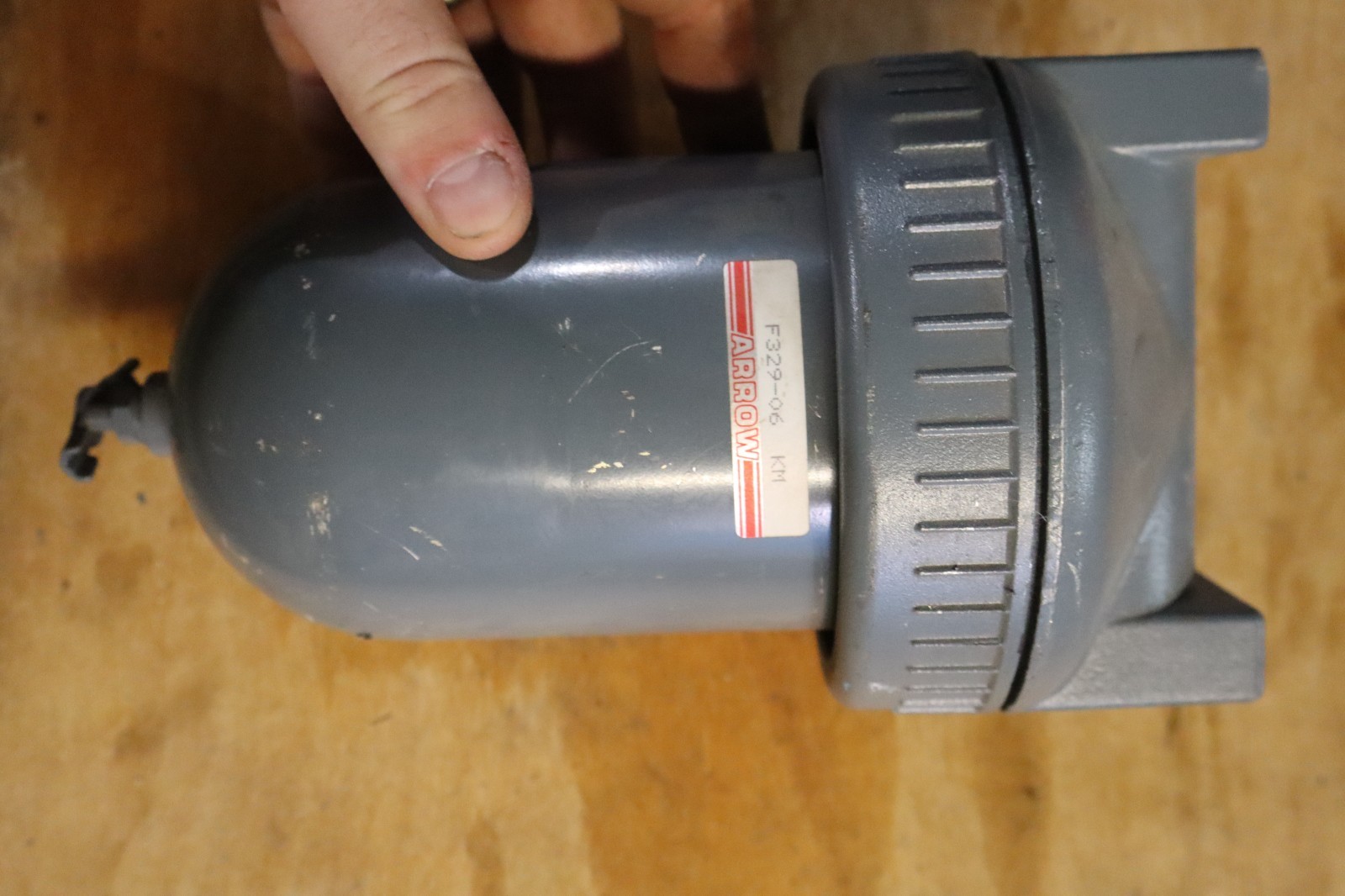 Arrow F329-06 KM Pneumatic Filter, 3/4" Filter