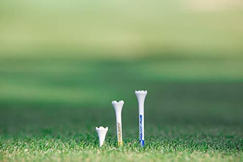 Pride Professional Tee System Evolution Plastic Golf Tees (Pack of 50), 40 Co...