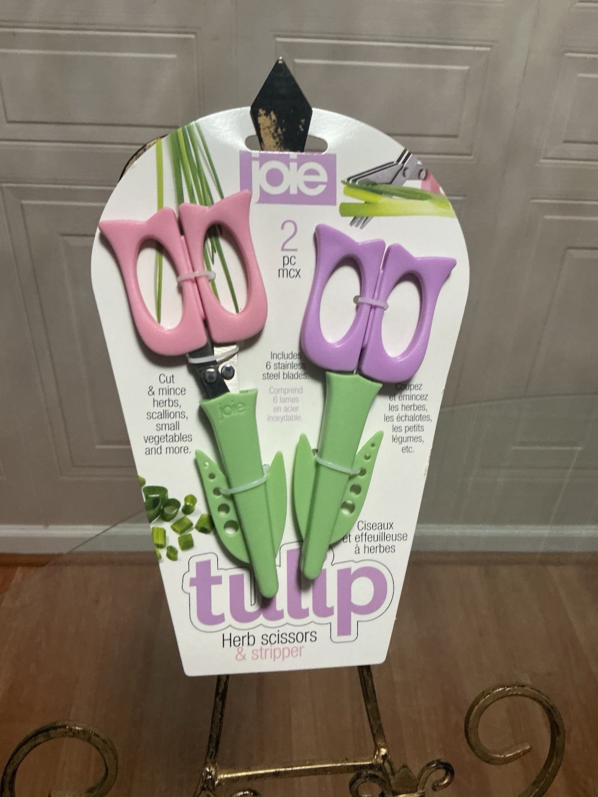 New Joie MSC Herb Scissors Stripper for Quick Efficient Cuts Set Of 2