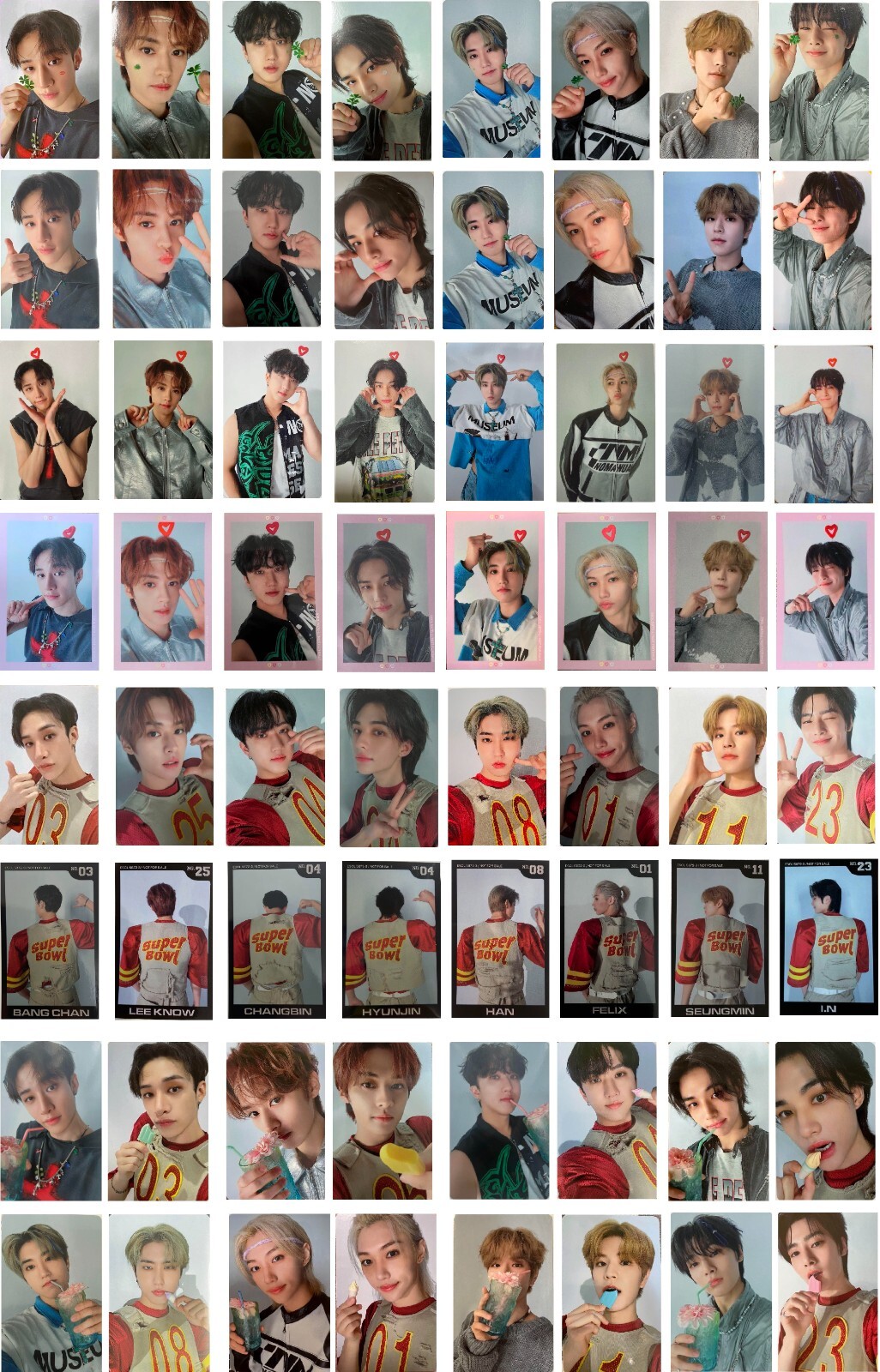 STRAY KIDS Social Path STANDARD A B ver. FC ver. OFFICIAL PHOTO CARD STICKER
