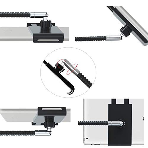 Creatop Tablet Floor Stand with Flexible Gooseneck and Stable Base, Tablet St...