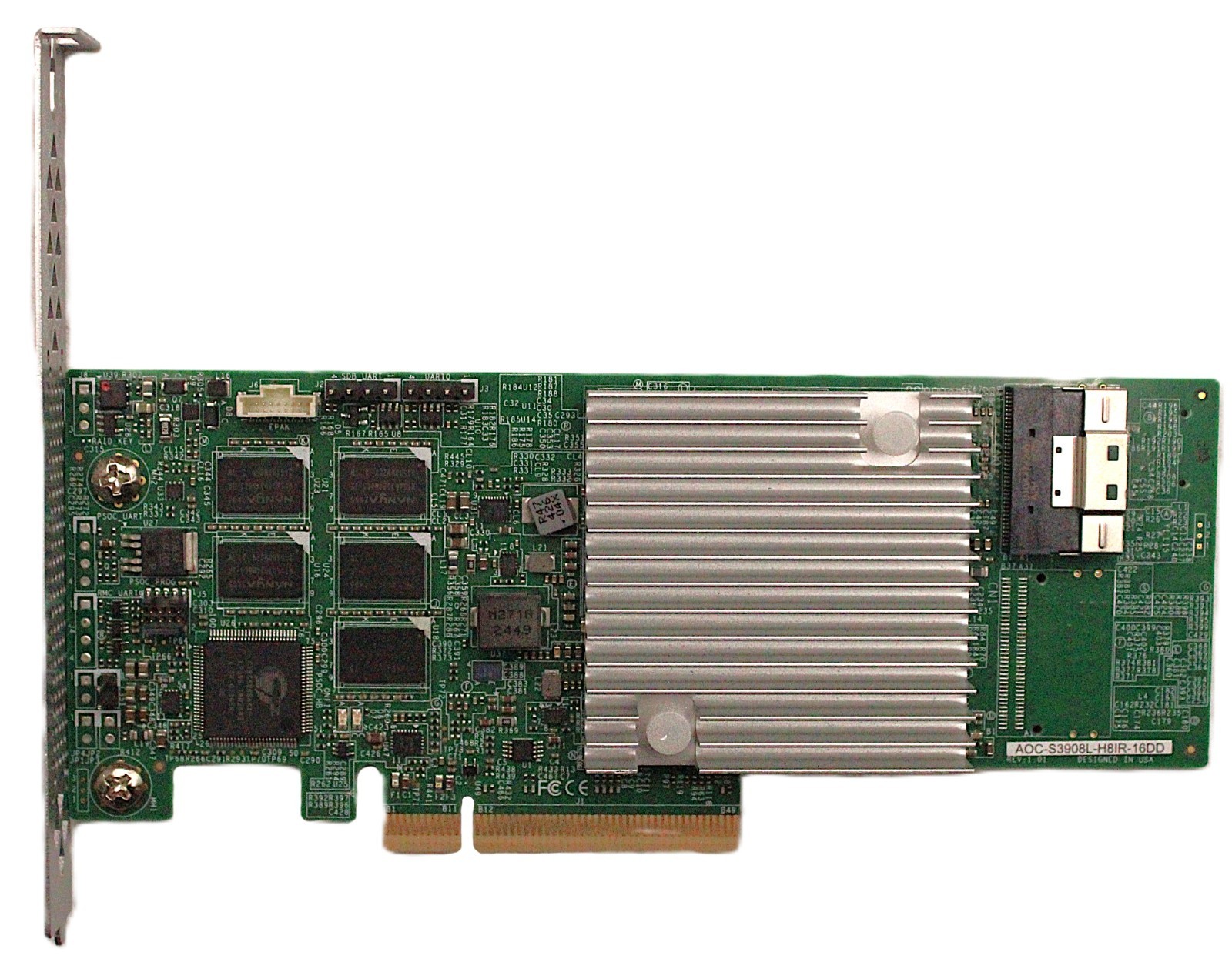AOC-S3908L-H8iR-16DD SUPERMICRO 12Gb/s MULTI-PORT SAS PCIE x8 GEN 4.0 RAID CARD