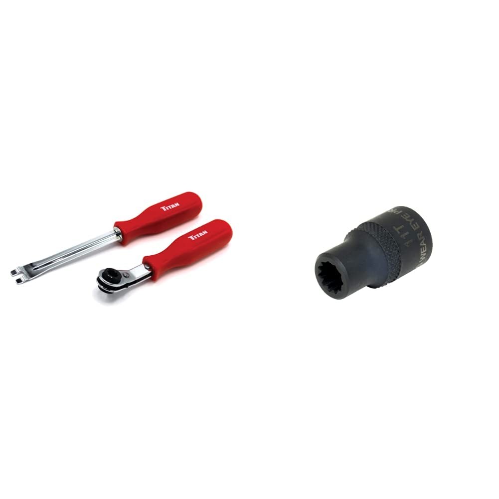 Titan 2 Pc. Slack Adjusting Tool and Wrench (85512) Lisle 29120 11pt...