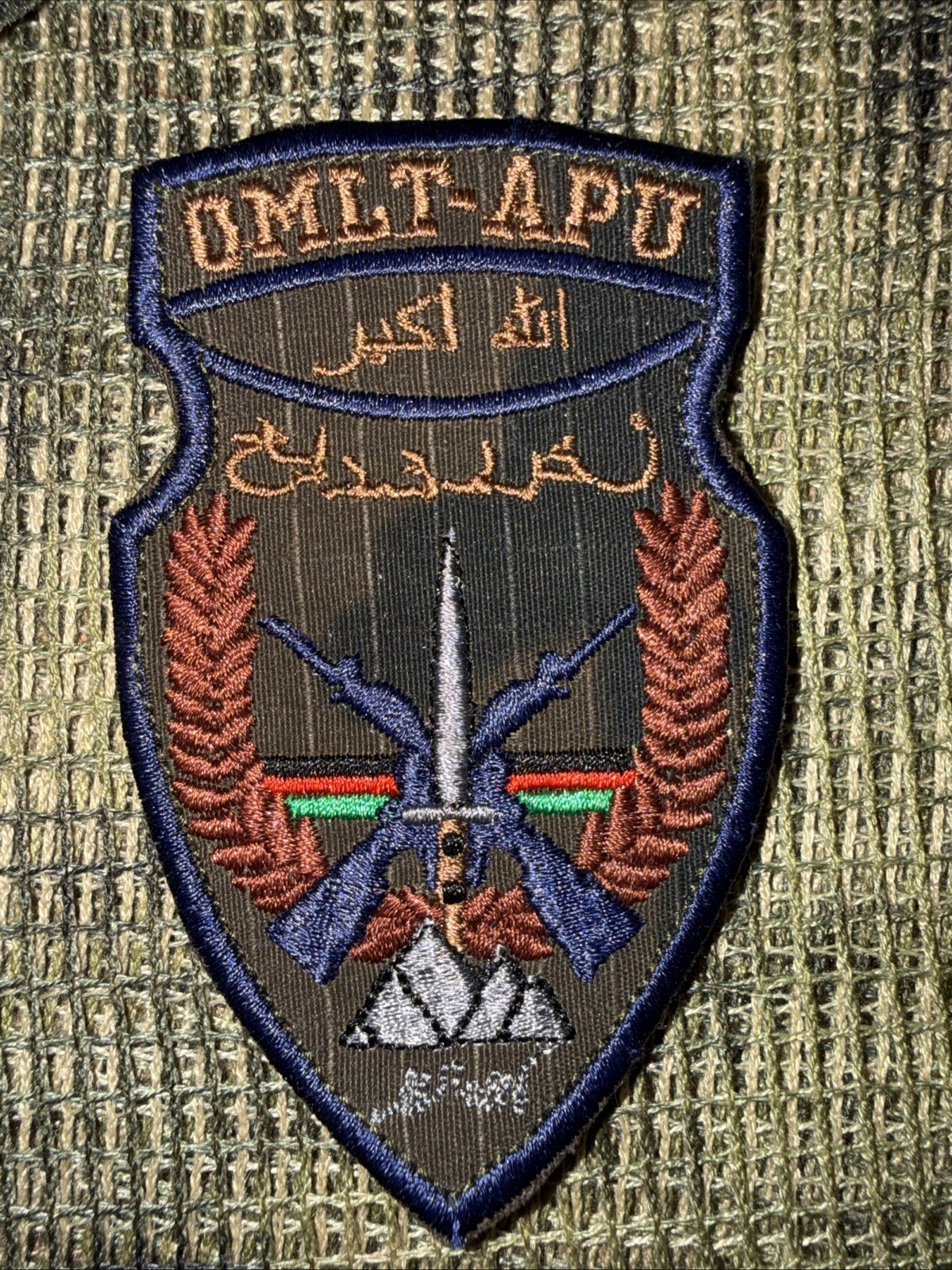 NATO US French OMLT Team PATCH -Afgan War Issue ISAF -3 Patch Set!!!