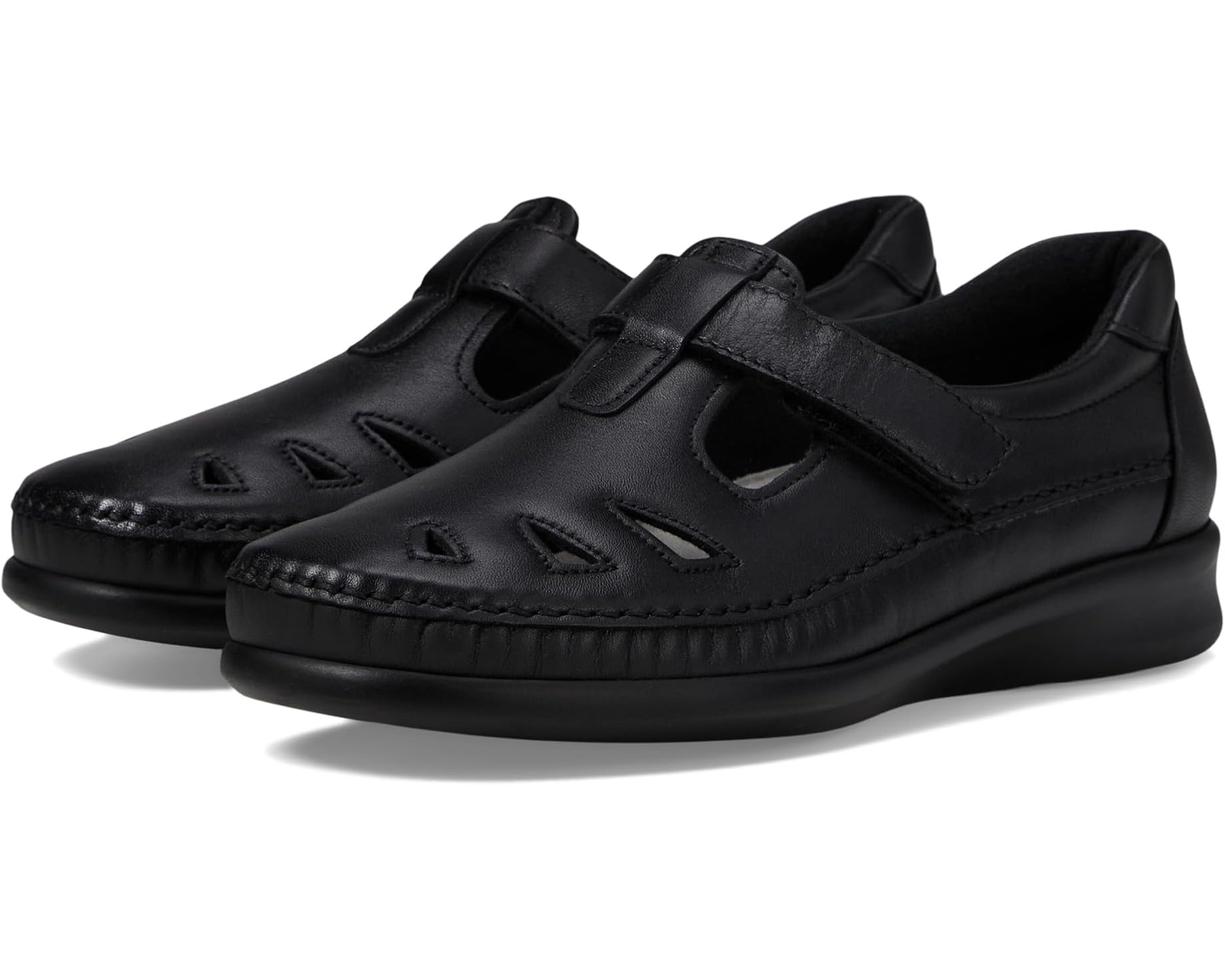 SAS Roamer T-Strap Comfort Loafer Women's Black
