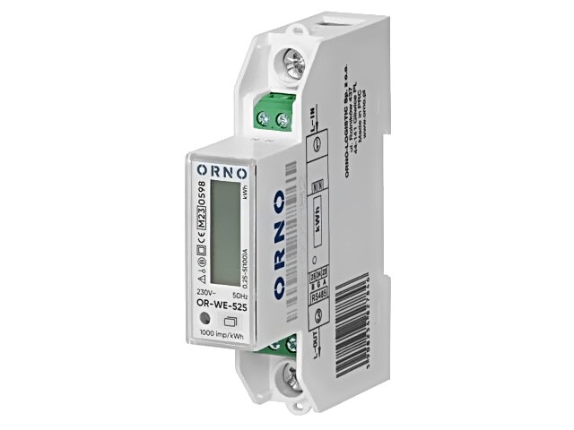 OR-WE-525 DIN-Rail Controller RS485 Modbus RTU IP51 -25-55°C ORNO