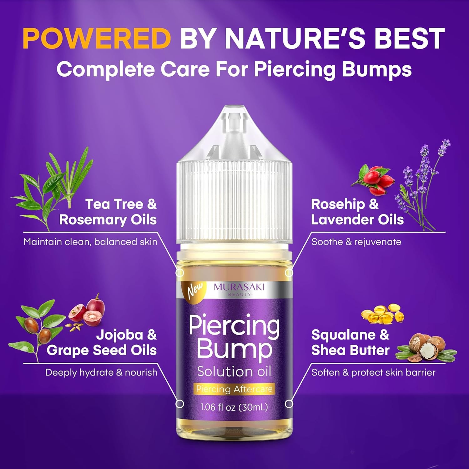 Piercing Keloid Bump Solution Kit | Aftercare Treatment with...