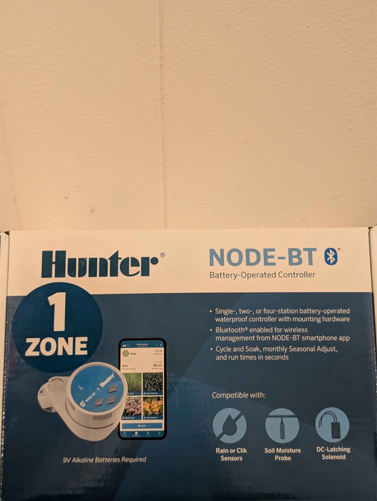 Hunter Node BT-100Single Station Bluetooth Battery Controller 1 zone