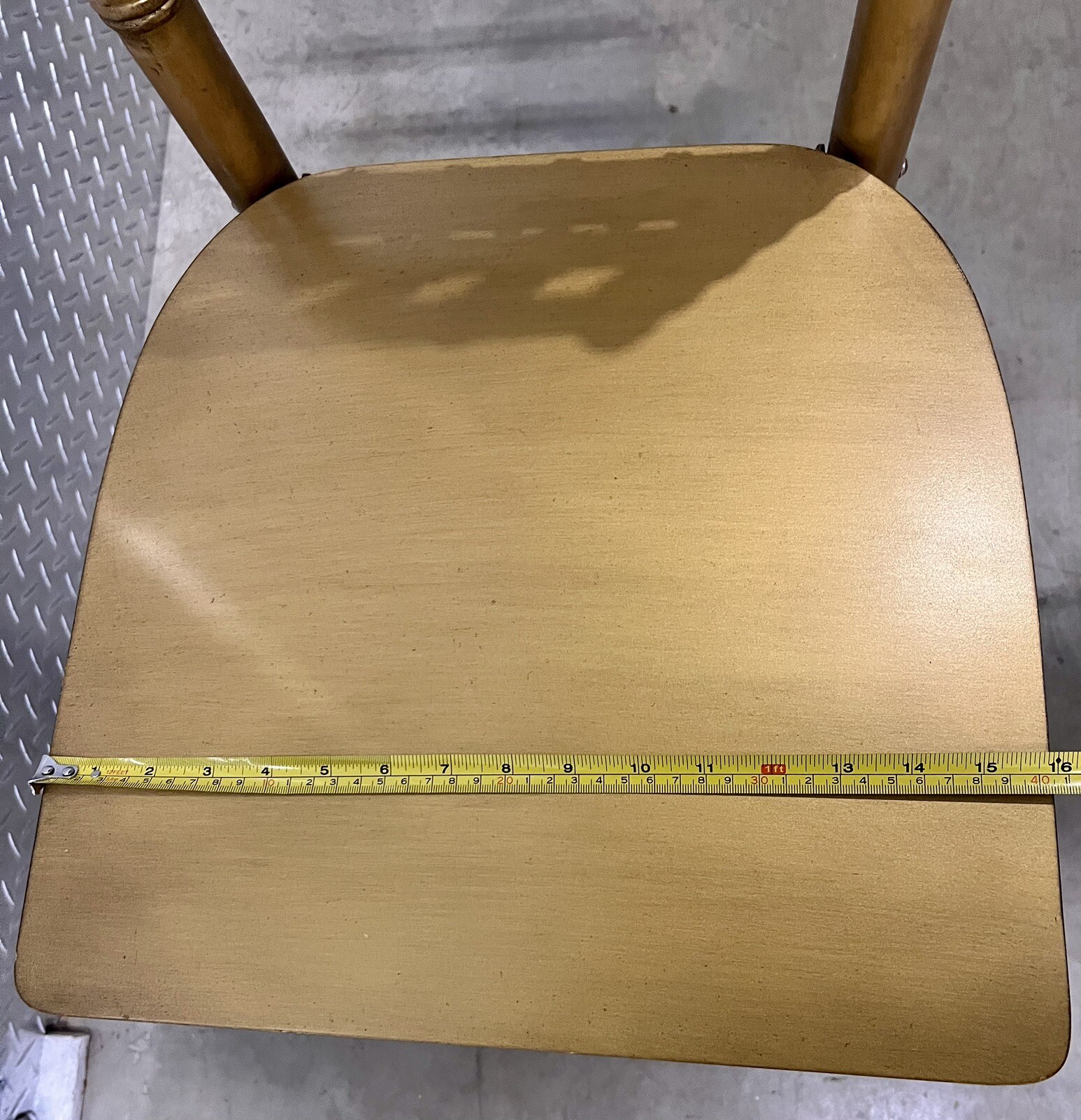 Set Of 2 Hillsdale Furniture LLC Ballroom Furniture Foldable Gold Color Chairs