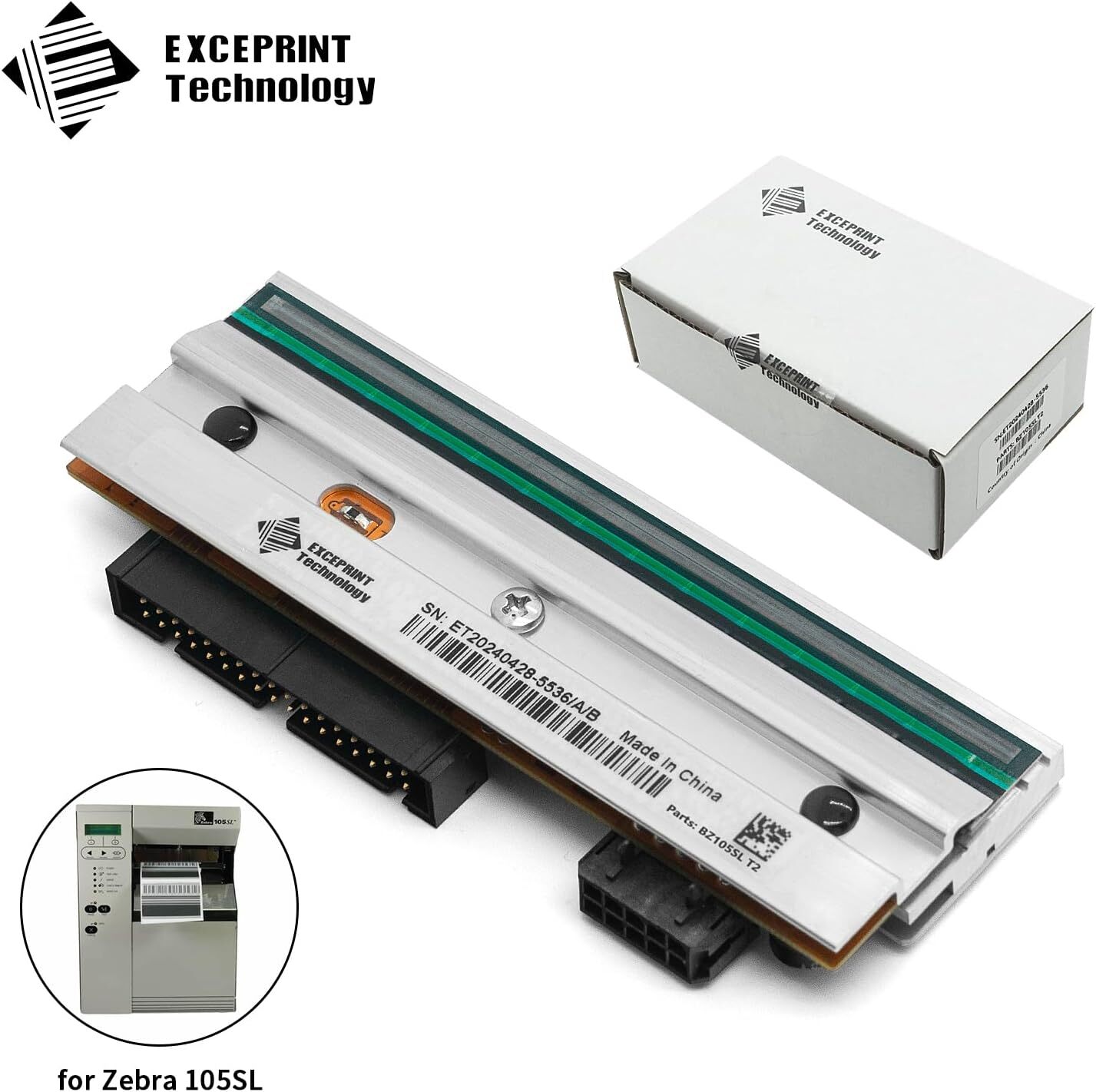 ✅ 203dpi Printhead for Zebra 105SL Thermal Label Printer P/N G32432-1M ✅