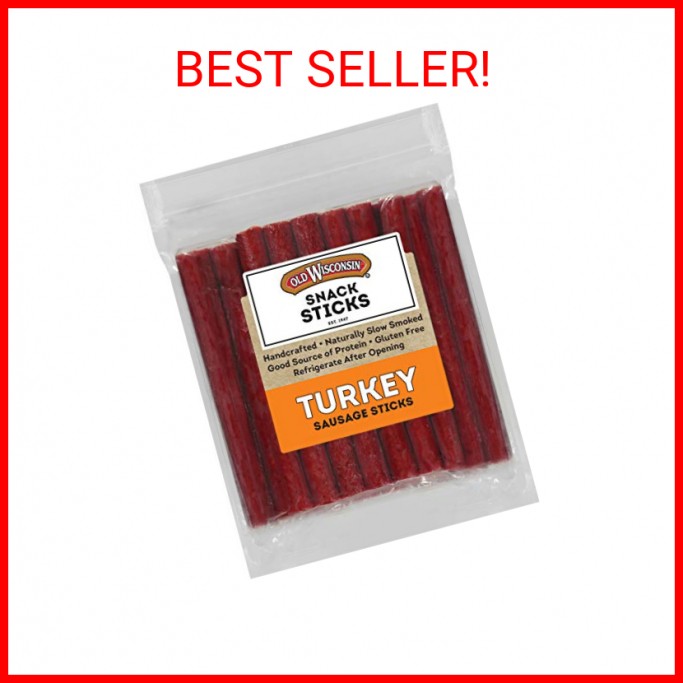 Old Wisconsin Turkey Sausage Snack Sticks, Naturally Smoked, 28 Ounce