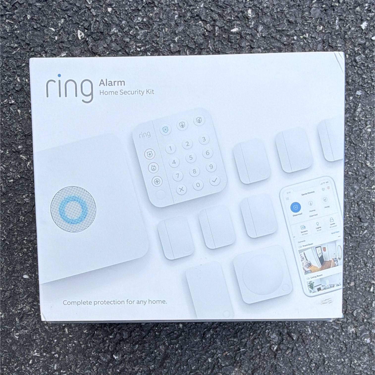 NEW SEALED Ring Alarm Home Security Kit Wireless White Base Keypad