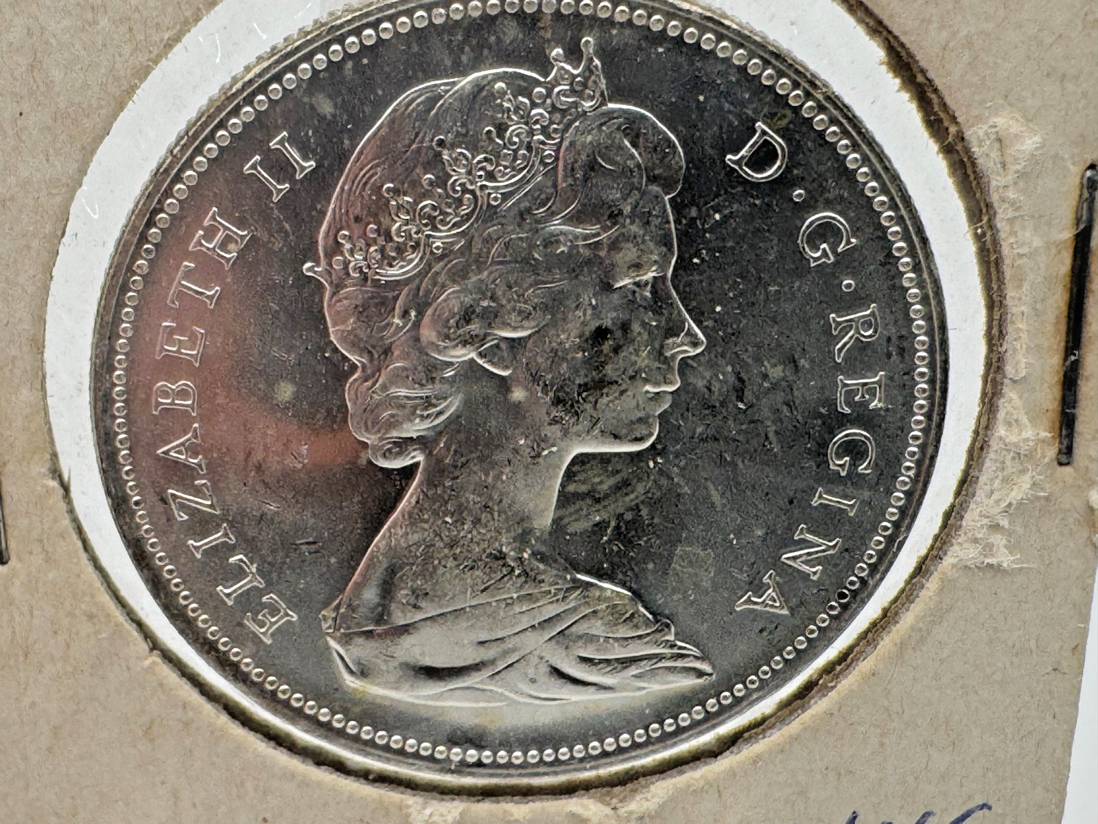 1966 Canadian Silver Dollar 80% Silver Brilliant Uncirculated Mint Bu Unc