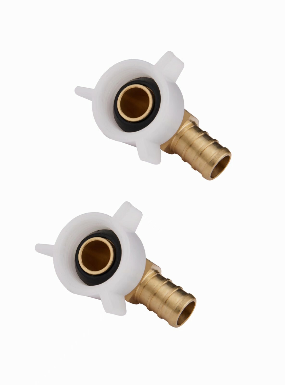 EFIELD 2 PCS 1/2" PEX X 1/2" FEMALE NPT SWIVEL ELBOW BRASS CRIMP FITTINGS