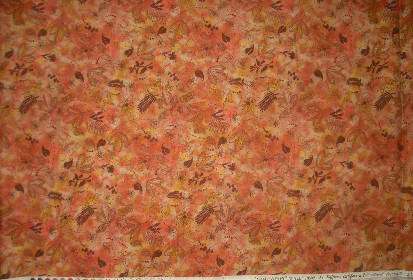 Hoffman ShadowPlay #G8602 Amber QUILT FABRIC