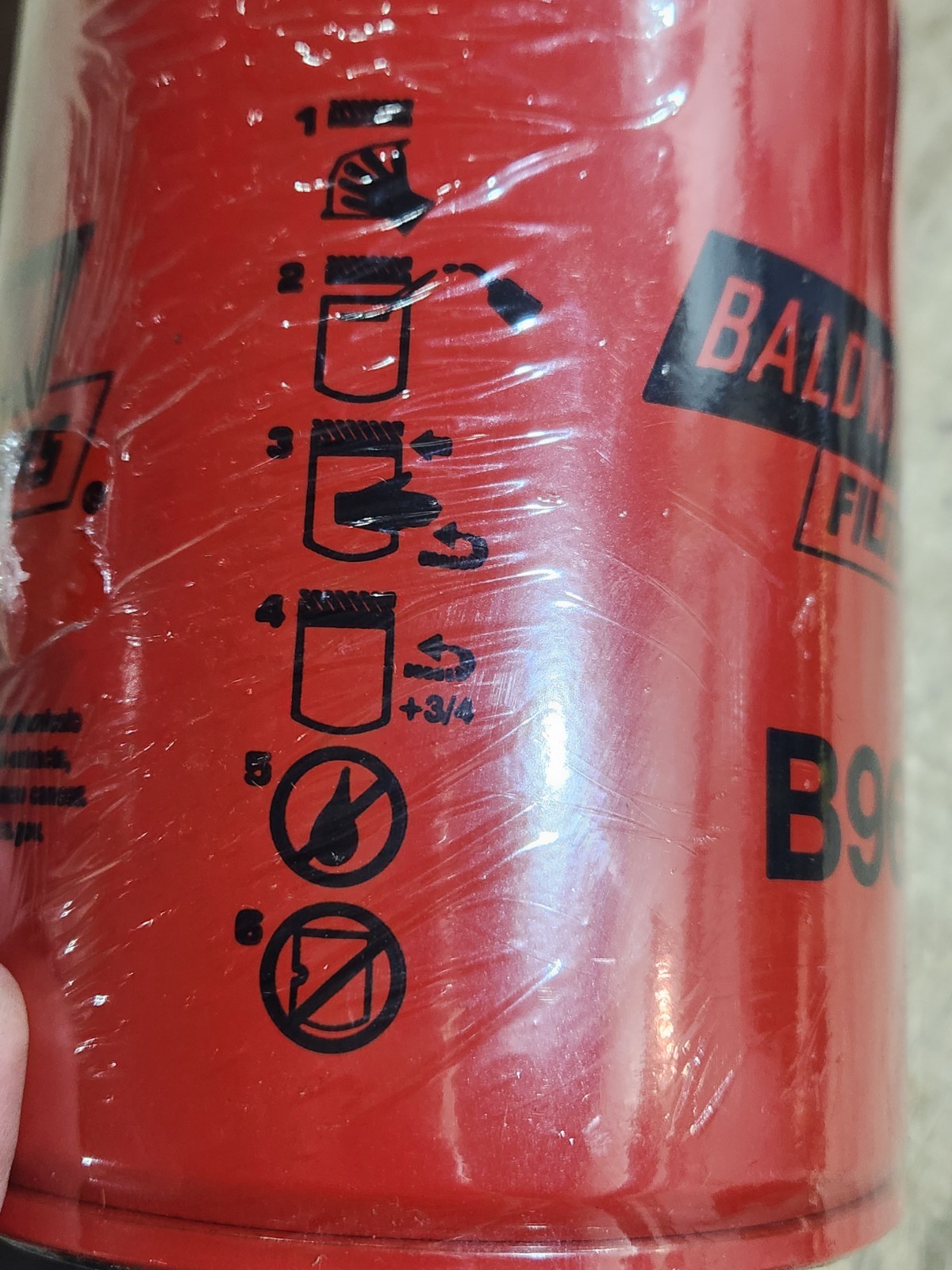 Baldwin B96 Spin-On Lube Filter Detroit Cummins Engines, 3313287