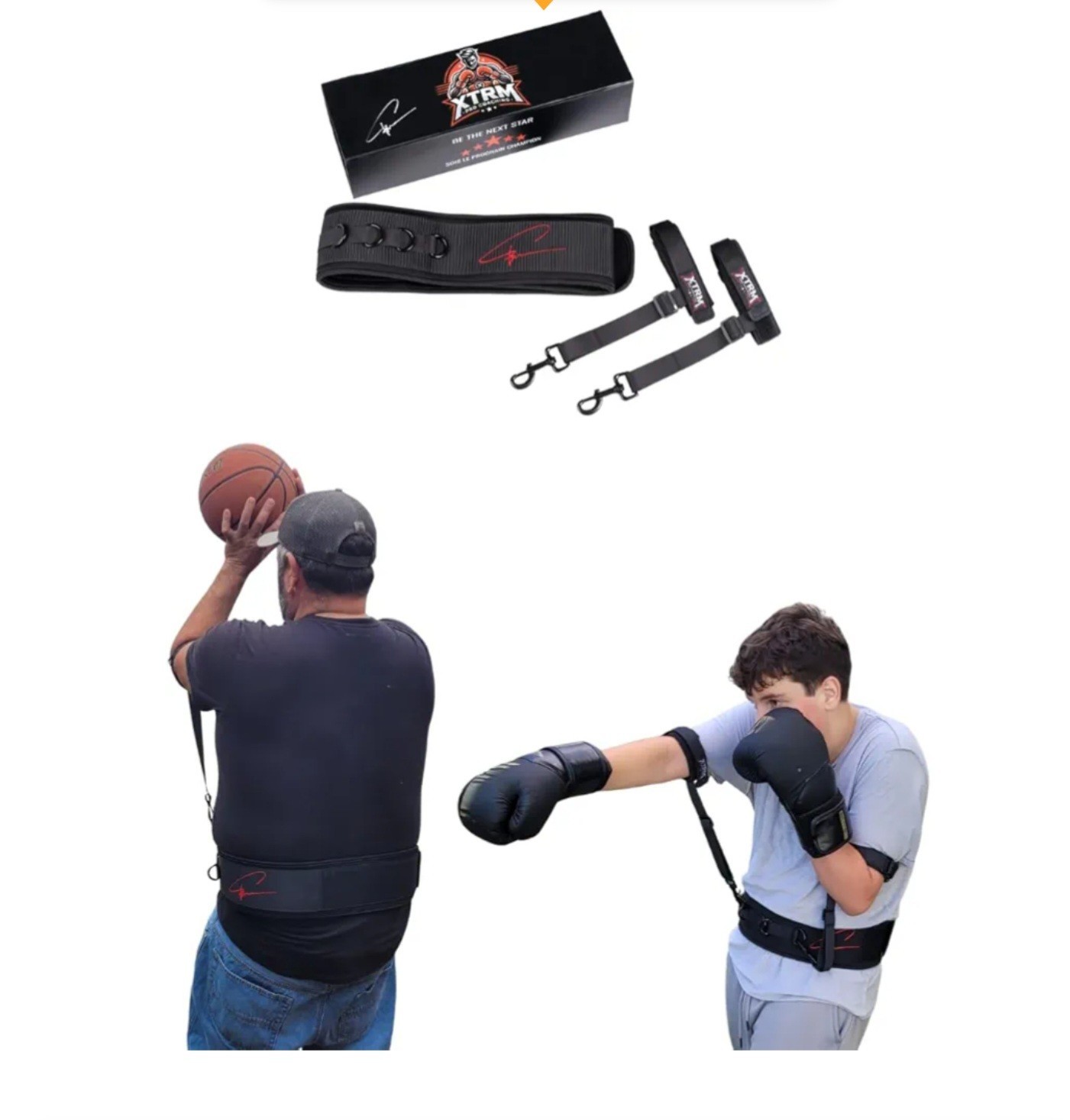 5pc Boxing Bundle: Gloves, Shadow Boxing, Wand Reflex Ball, Wrist Train, Massage
