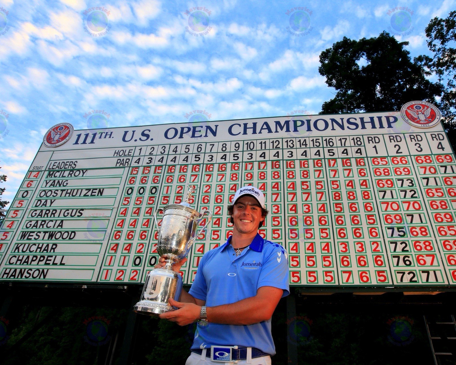 8x10 Photo RORY McILROY 2011 US Open Champion Masters PGA Players Golf Ireland