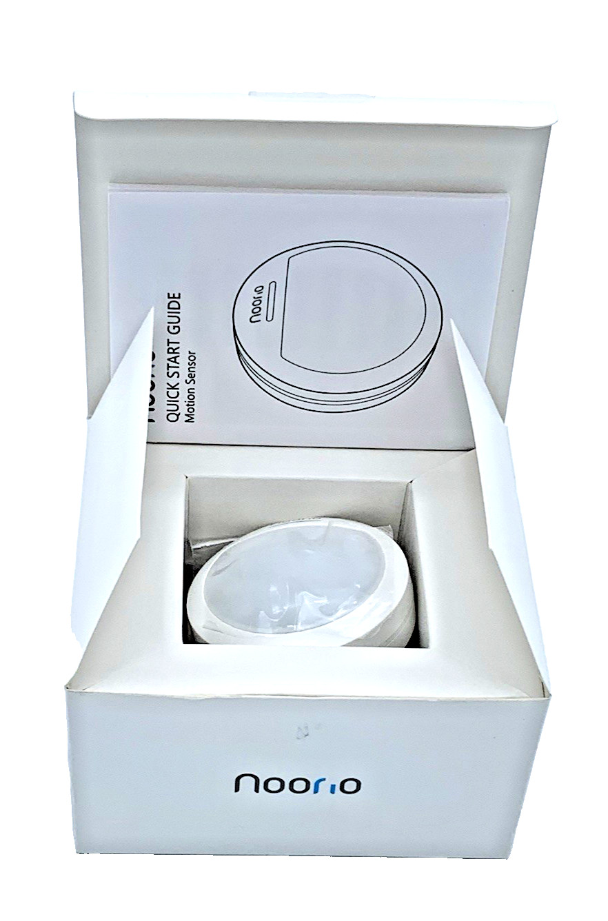 Noorio Home Security Motion Sensor Accurate Alerts White Requires Hub New In Box