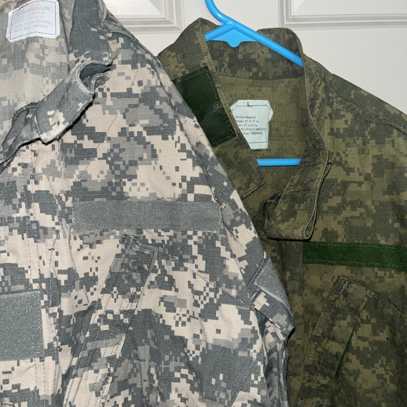 Green Dyed ACU Jacket Size Medium Reg